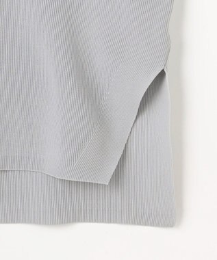 ANY Vネックニットベスト ライトグレー