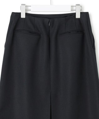 23区 【CLASSY.1月号掲載/洗える】ウールライクカルゼ タイト スカート ネイビー系