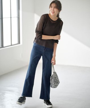 ANY SIS 【2SET】メッシュニット セット スレート