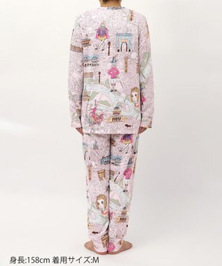 tsumori chisato SLEEP ツモリチサト パジャマ 長袖 長ズボン 綿混(本体) あったか レディース  UDW450 /ワコール ピンク