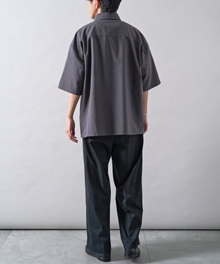 CRAFT STANDARD BOUTIQUE タイ付き半袖シャツ Gray