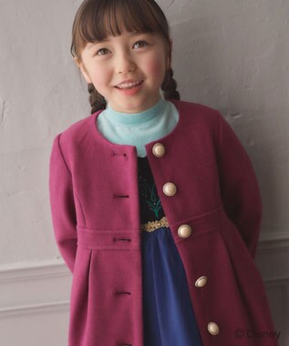 ANY KIDS ウール ライク コート ローズ