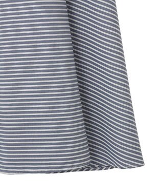 YECCA VECCA フラワーレースカシュクールワンピース Stripe