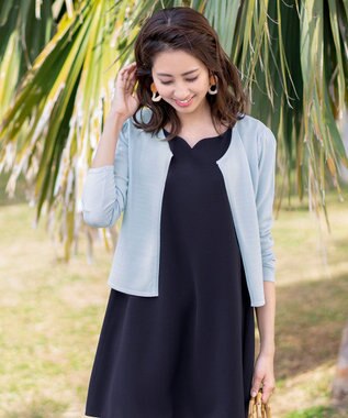 洗える ひんやり心地よいサマーニットカーディガン Tiaclasseファッション通販 公式通販 オンワード クローゼット