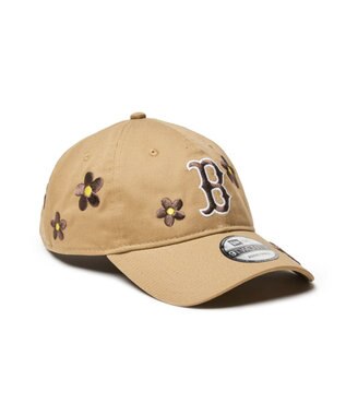 WEGO 【ユニセックス着用ITEM】NEWERA　920　MLB　FLOWER　EMB カーキ