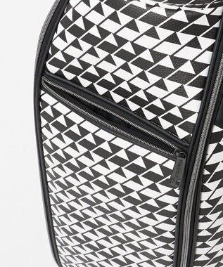 23区GOLF 【UNISEX】フラッグ総柄キャディバッグ　他と被らないデザイン ブラック系5