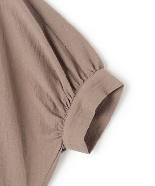 J.PRESS YORK STREET 【WOMEN】バックドレープドルマン ブラウス ブラウン系