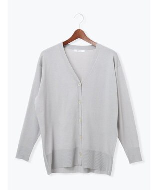 Te chichi 【雑誌掲載アイテム】2WAYカシュクールVネックカーディガン《2026 spring catalog item》 シルバー