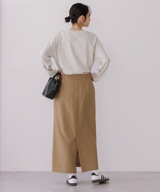 AMERICAN HOLIC サークルロゴプリントロングＴシャツ Oatmeal