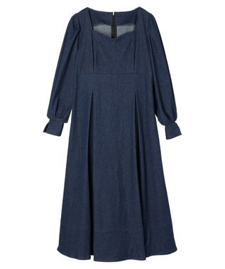 Maison de FLEUR デニムワンピース Navy