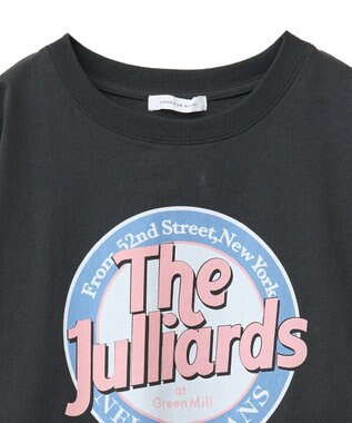 AMERICAN HOLIC サークルロゴプリントロングＴシャツ Charcoal Gray