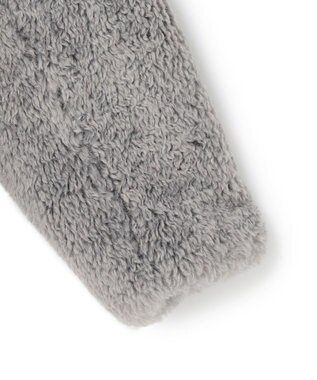 UNFILO エコファー ステンカラーコート グレー