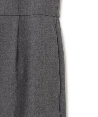 ICB 【洗える】ハイツイストツイル コンビネゾン シャンブレーグレー