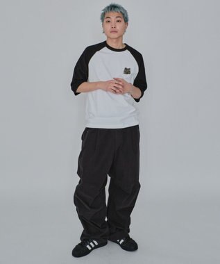 WEGO 【ユニセックス着用ITEM/MLサイズ展開】別注BENDAVISグラフィックラグランT（7S） ホワイト