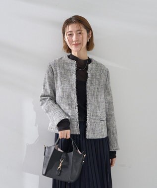 YECCA VECCA ツイードジャケット(1) Mix