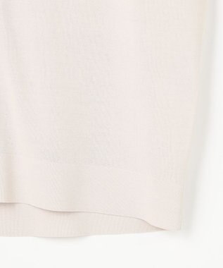 J.PRESS LADIES COOL VIS/CO Vネック カーディガン グレージュ系