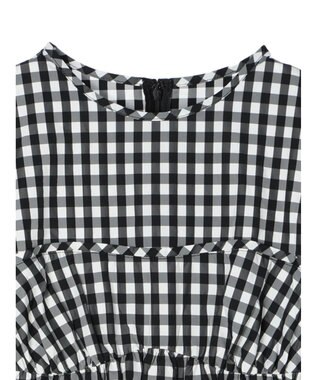 Green Parks コルセット風ミニワンピースⅡ Gingham Check