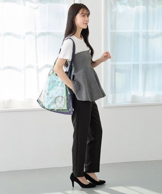 ROOTOTE 3664【エコバッグになるチャームトート】LT.トール.スカーフ-A 03：アンカー・ライトブルー