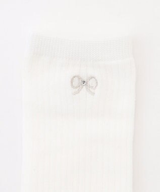 ANY KIDS ワンポイントハイソックス オフホワイト