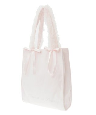 Maison de FLEUR チュールハンドルスクエアトートバッグ Pink