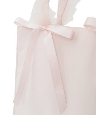 Maison de FLEUR チュールハンドルスクエアトートバッグ Pink