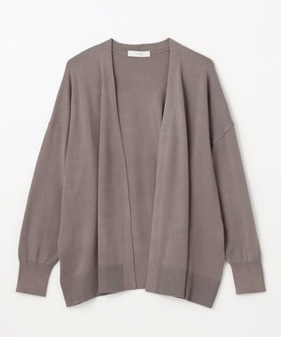 ANY L 【マシンウォッシュ/UVカット】ミドルレングスカーディガン ブラウン系