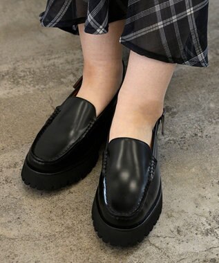 APOM プラットフォームスリングバックモカシン40