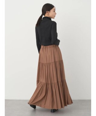 earth music&ecology コットンシアータートルネックプルオーバー Black