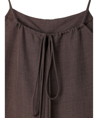 Green Parks 細ひもゆったりサロペット Brown
