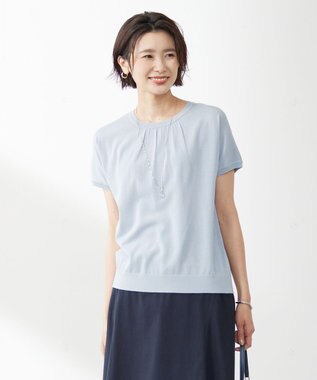 洗える・抗菌防臭】コットンアセテート ドルマン ニット / J.PRESS LADIES L | ファッション通販 【公式通販】オンワード・クローゼット