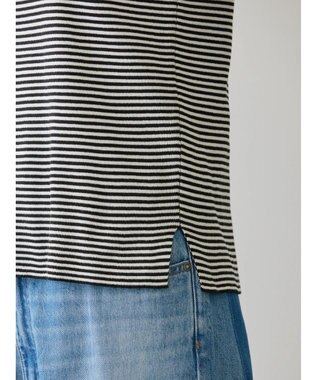 AMERICAN HOLIC ５分袖リブニットプルオーバー Border