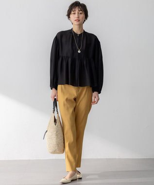 23区 VIOLAd'ORO ラフィア トートバッグ ブラック系