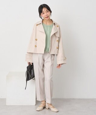 earth music&ecology シアーバルーンプルオーバー Mint