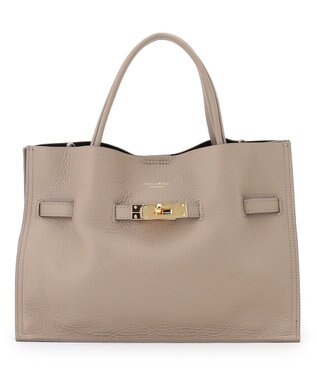 23区 【先行予約】VIOLAd'ORO イタリアンWフェイスレザー トートバッグ ベージュ系