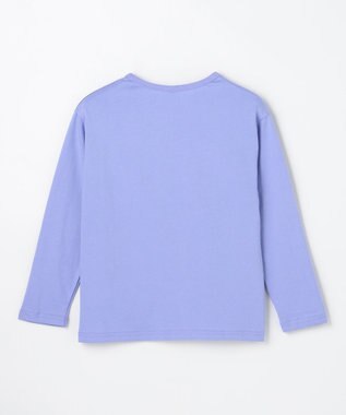ANY KIDS 【Good Price】 ANY刺繍 長袖Tシャツ ラベンダー