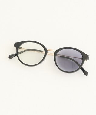 earth music&ecology 【UVカット調光】コンビボストングラス Black