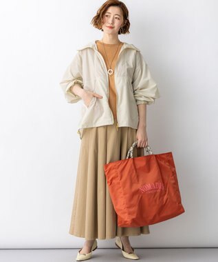 23区 【先行予約】ナイロンタイプライター ダブルジップ ブルゾン ベージュ系