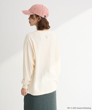 Green Parks セサミストリートミーツフルーツオブザルーム　ロンＴＥＥ Ecru