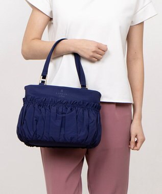 LANVIN en Bleu グラシリィ 2wayショルダーバッグ ネイビー