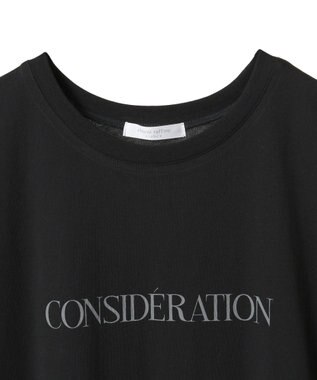 Green Parks ナイロンドッキングロゴワンピース Black