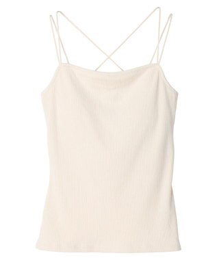 Green Parks カップ付きマルチストラップキャミ２ Light Beige