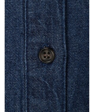 Green Parks ・ＳＵＧＡＲ　ＳＰＯＯＮ　デニムパフブラウス Blue