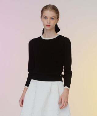 TOCCA 【洗える！】CASHEMERE プルオーバー ブラック系