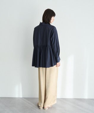 YECCA VECCA ヴィンテージサテンイージーパンツ Beige