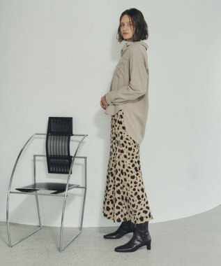 YECCA VECCA ピーチ起毛シャツ Mint Green