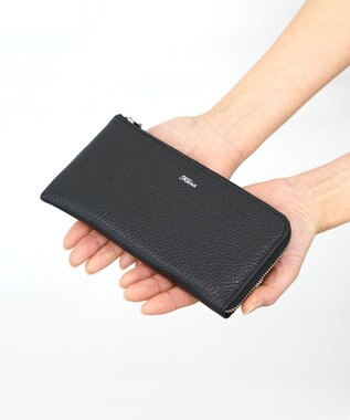 FOLNA RD アドリアレザー スマートLファスナー長財布 ブラック