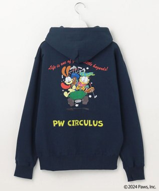 PW CIRCULUS 【WOMEN】Garfield フーディー ネイビー系