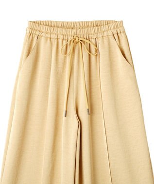 YECCA VECCA ヴィンテージサテンイージーパンツ Beige