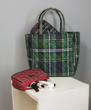 ROOTOTE 3618【自立・底板入り】EU.デリ.チェックキルト-C 01：グリーン