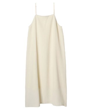 earth music&ecology なみなみ柄キャミワンピース Ivory